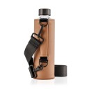 Equa Mismatch stikla ūdens pudele ar somiņu Crossbody Maple, 750ml